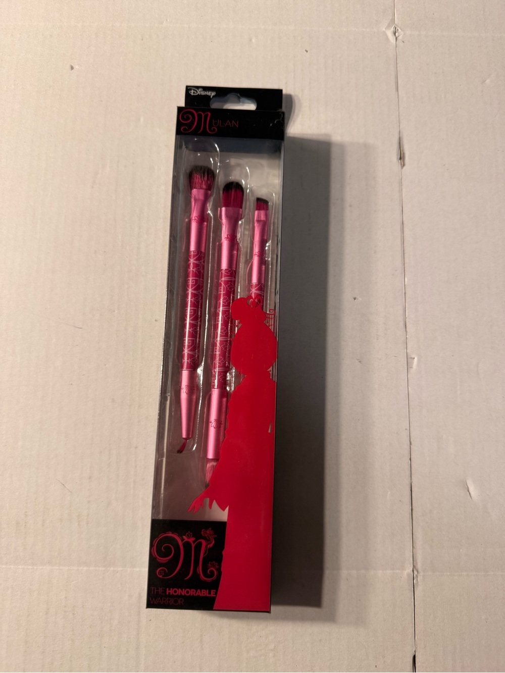 Disney Pink Mulan Eye Brush Trio